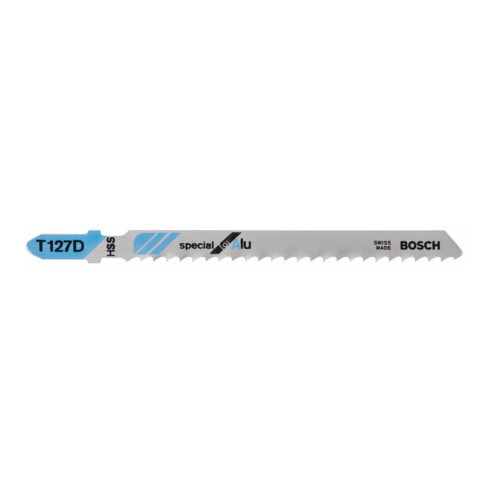 Lame de scie sauteuse Bosch T 127 D, spéciale pour Alu