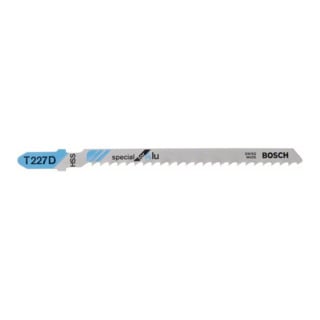 Lame de scie sauteuse Bosch T 227 D, spéciale pour Alu