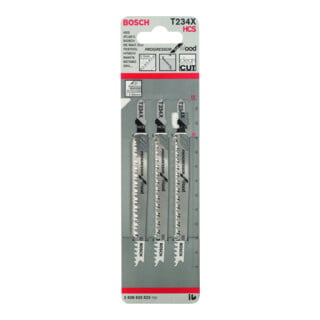 Bosch Lame de scie sauteuse T 234 X, Progressor pour bois