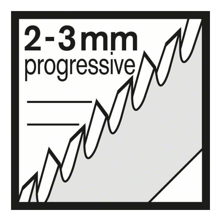 Lame de scie sauteuse Bosch T 234 X Progressor For Wood