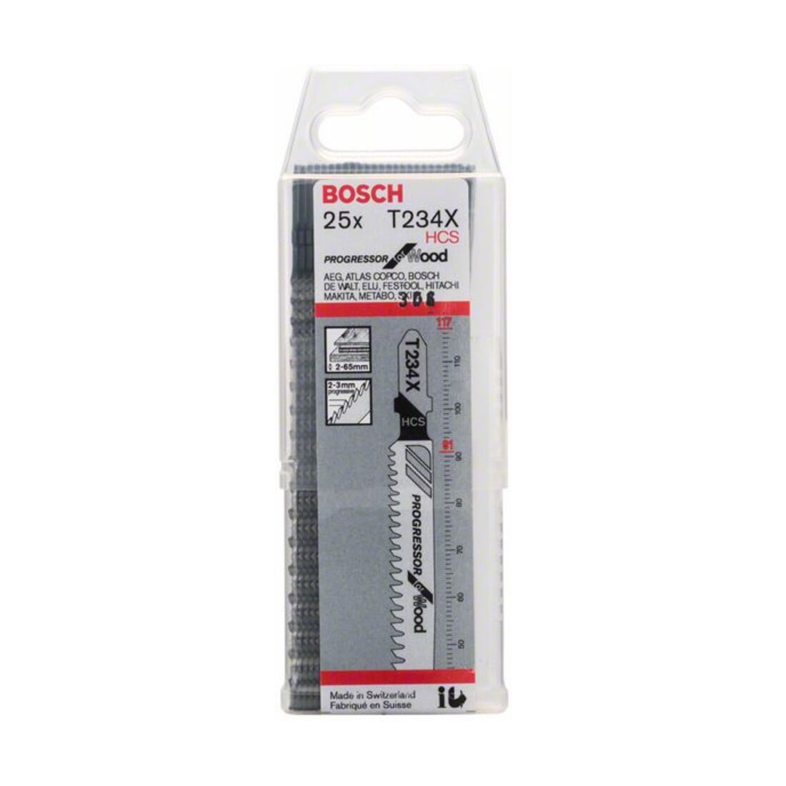 Lame de scie sauteuse Bosch T 234 X, Progressor pour bois
