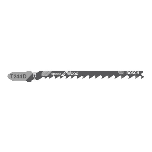 Lame de scie sauteuse Bosch T 244 D, Speed for Wood