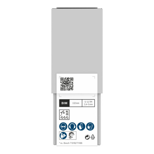 Lame de scie sauteuse Bosch T 345 XF, Progressor pour bois et métal
