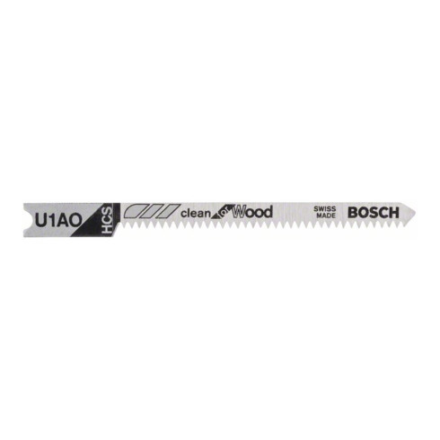 Lame de scie sauteuse Bosch U 1 AO Clean for Wood