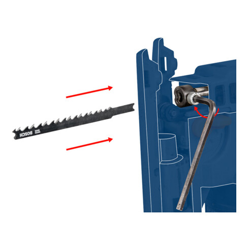 Lame de scie sauteuse Bosch U 111 D Basic pour bois