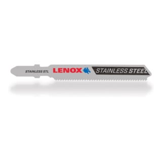 Lame de scie sauteuse en carbure LENOX 83 x 10 x 1mm, 18ZPZ, arbre en T, pour acier inoxydable (2-4,8 en acier inoxydable et 2-5,6 en métaux non ferreux)