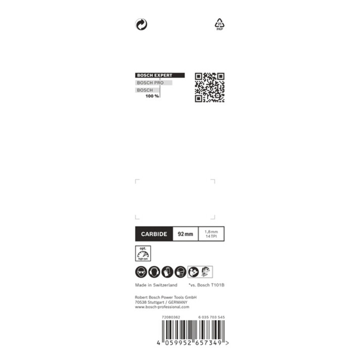 Lame de scie sauteuse EXPERT Laminate Clean Bosch. Pour scies sauteuses