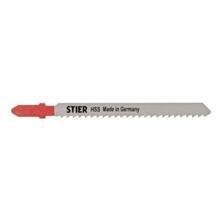Lame de scie sauteuse HSS STIER ST 75/3/1,15, métal, aluminium, coupe droite très rapide