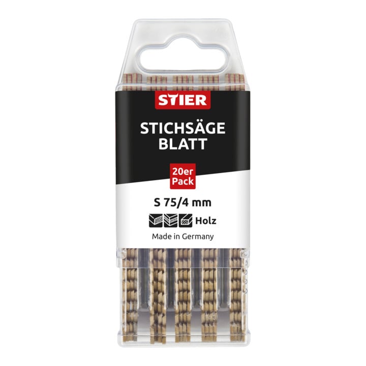 Lame de scie sauteuse STIER ST 75/4/1,7 universelle bois pour coupes à angle droit rapide