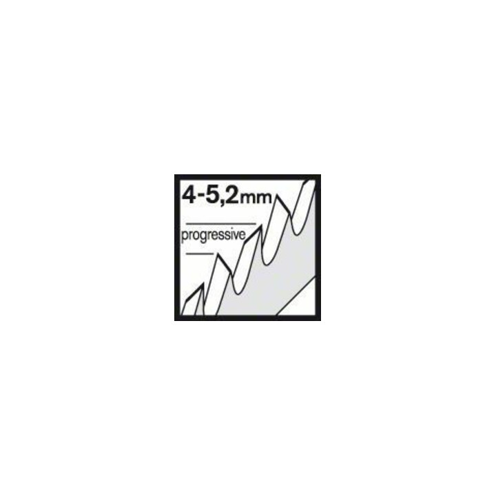Lame de scie sauteuse T 101 D L.74mm HCS denture 4mm angle dépouille/exéc.progr.