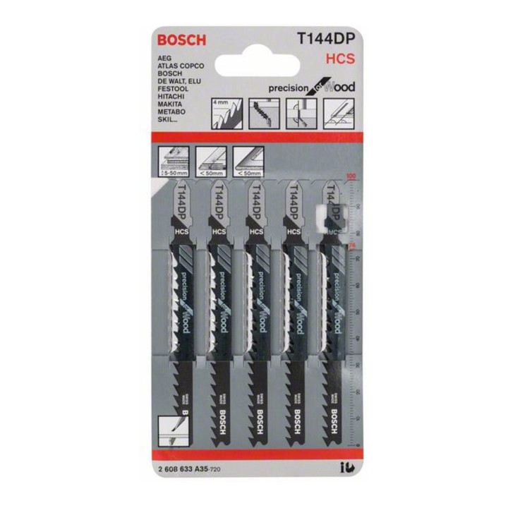Lame de scie sauteuse T 144 DP Precision for Wood