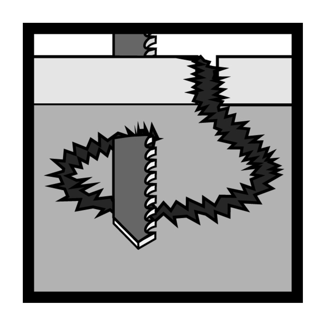 Lame de scie sauteuse T 244 D L.74mm HCS denture 4mm contrecoudée progressive 5,