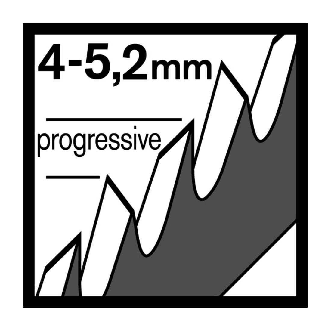 Lame de scie sauteuse T 244 D L.74mm HCS denture 4mm contrecoudée progressive 5,