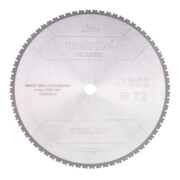 Lame de scie « steel cut - classic », 355x3,0/2,5x25,4 Z72 FZFA/FZFA 4° (628669000)