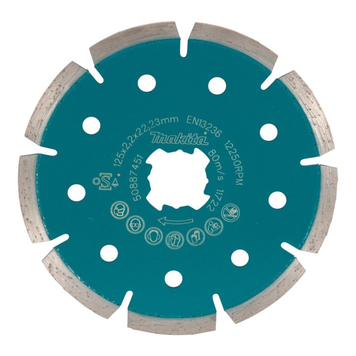 Lame diamantée Makita 125mm X-Lock béton