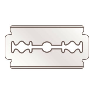 Lame industrielle Martor n° 35010 simple en papier
