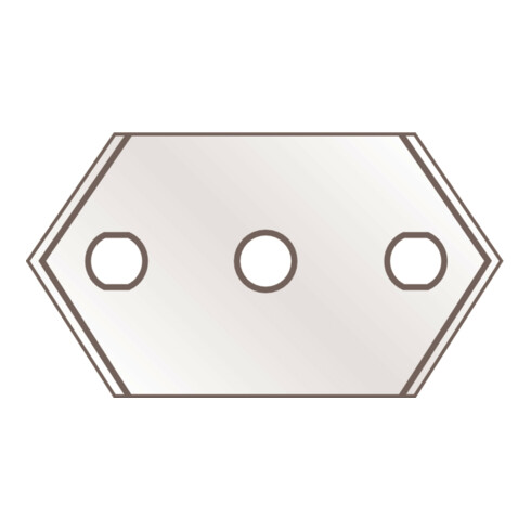 Lame Martor pointue n° 692 0,2mm à coupe triangulaire