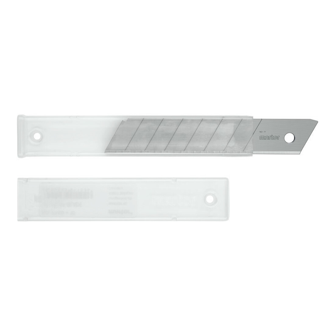 Lame Martor snap-off no. 77 18mm dans un emballage transparent