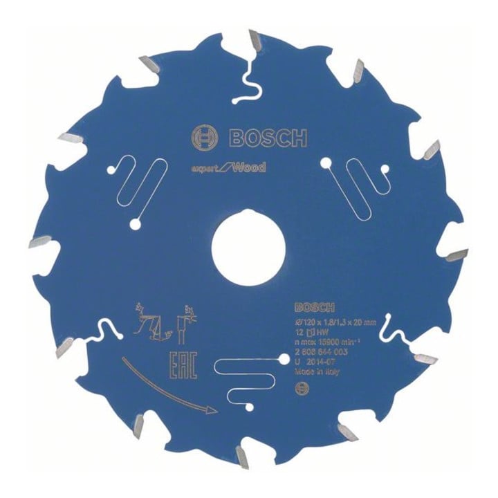 Lame de scie circulaire Bosch Expert Holz Pour les scies circulaires à main et à coupe plongeante