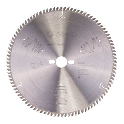 Lame p. scie circulaire Expert for Wood D. ext. 300 mm nbre. de dents 96 WZ perç