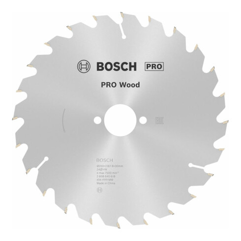 Lame p. scie circulaire Optiline Wood D. ext. 200 mm nbre. de dents 24 WZ perçag
