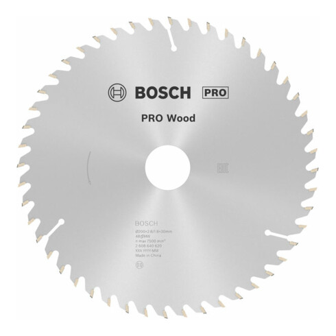 Lame p. scie circulaire Optiline Wood D. ext. 200 mm nbre. de dents 48 WZ perçag