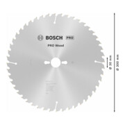 Lame p. scie circulaire Optiline Wood D. ext. 300 mm nbre. de dents 48 UW perçag-5