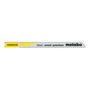 Metabo 5 Lame per seghetto alternativo a U "Clean wood premium" 82/2,5mm, BiM, codolo universale