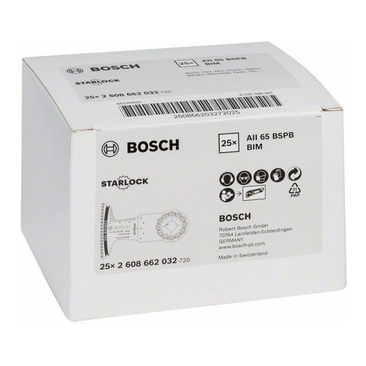 Lame plongeante BIM AII 65 BSPB Hard Wood 40 x 65 mm
