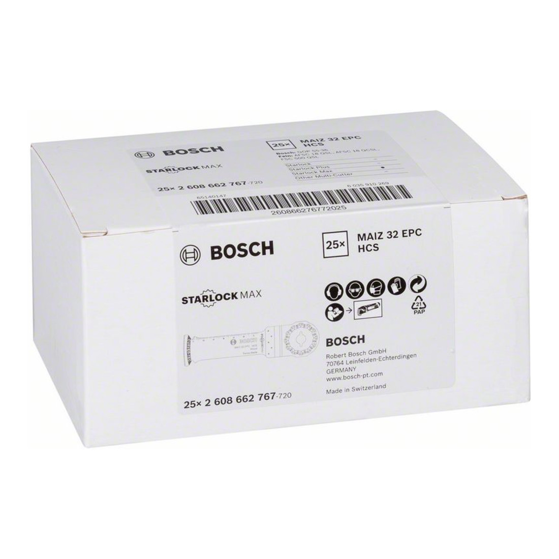 Lame plongeante HCS MAIZ 32 EPC Wood 80 x 32 mm