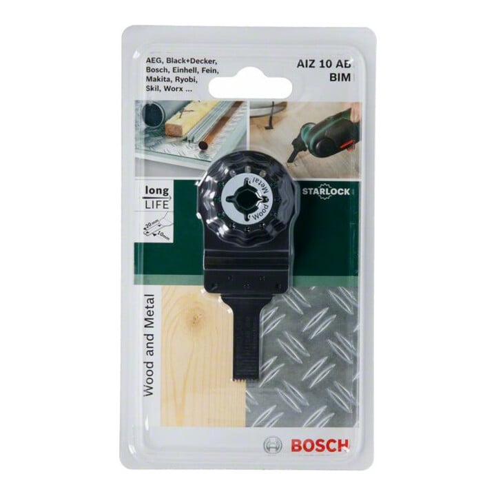 Lame plongeante HCS Starlock AIZ 10 AB Wood and Metal 10 x 20 mm