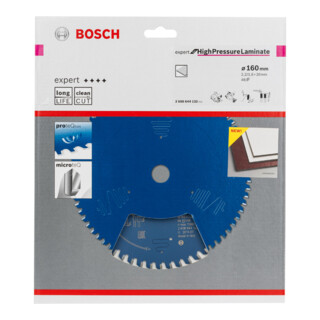 Lame de scie circulaire Bosch Expert pour le plastique Pour les scies circulaires manuelles et à lame plongeante
