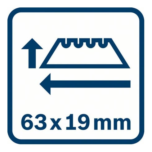 Bosch Lame per coltelli 63x19mm