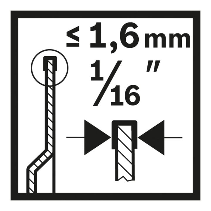 Lame segment à concrétion carbure pour coupes fines Bosch ACZ 70 RT5 70 mm