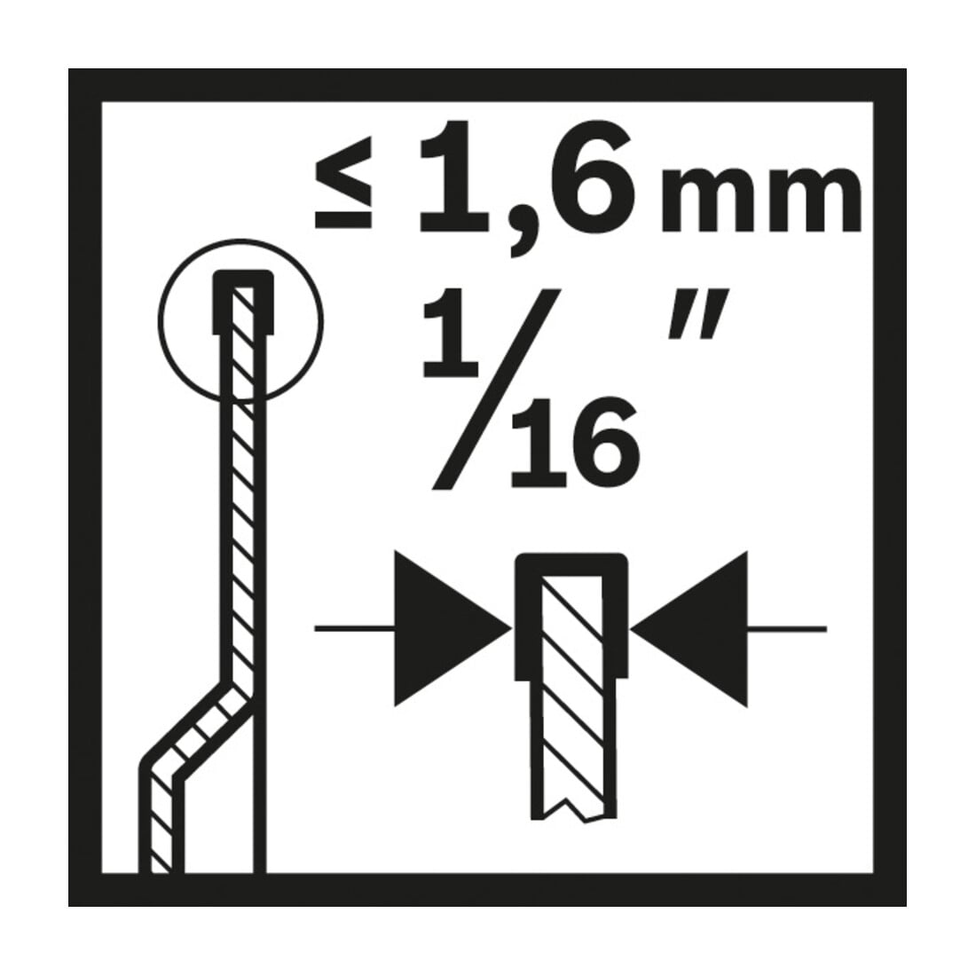Lame segment à concrétion carbure pour coupes fines Bosch ACZ 70 RT5 70 mm