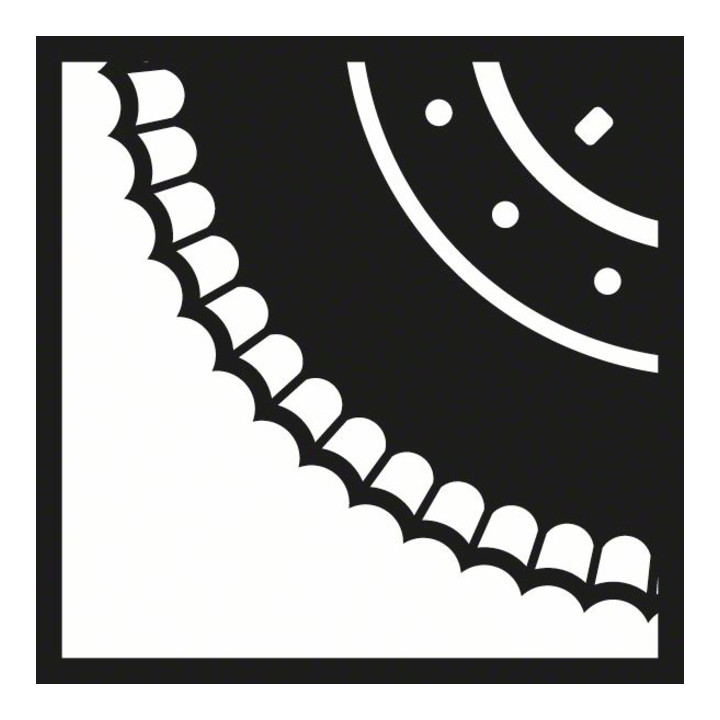 Lame segment ondulée BIM Starlock ACZ 100 SWB 100 mm