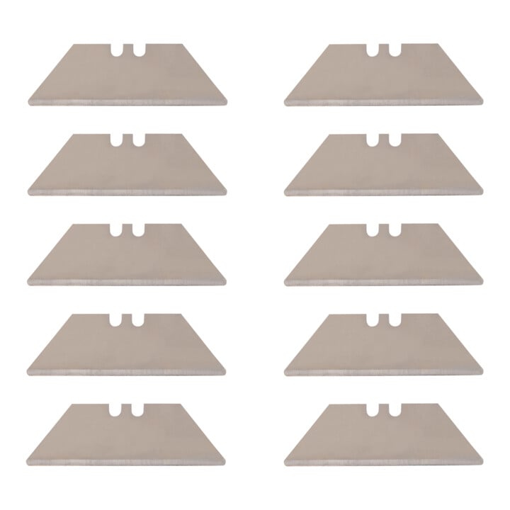 Set STIER Cutter avec rétractation automatique de la lame + Lame trapézoïdale 19x61mm, 10 pièces