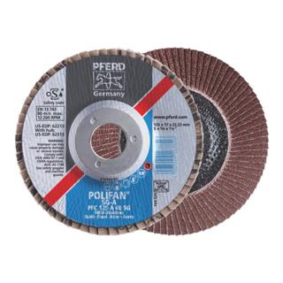 Pferd-Rüggeberg Fächerschleifsch.ger.Kor 125x22mm K 80