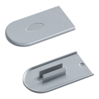 Lamello Abdeckkappe Cabineo 2000 Stück RAL 7040 fenstergrau