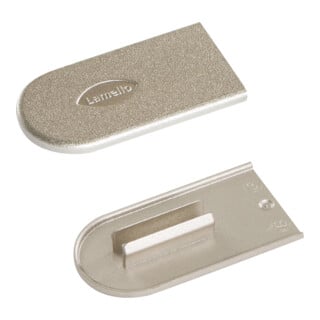 Lamello Cabineo Abdeckkappe, Metalloptik Nickel
