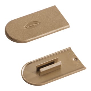 Lamello Cabineo Abdeckkappe, RAL 1011 braunbeige