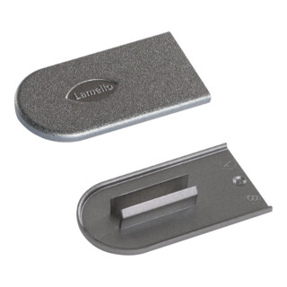 Lamello Cabineo Cache-coupe, aspect métal acier foncé