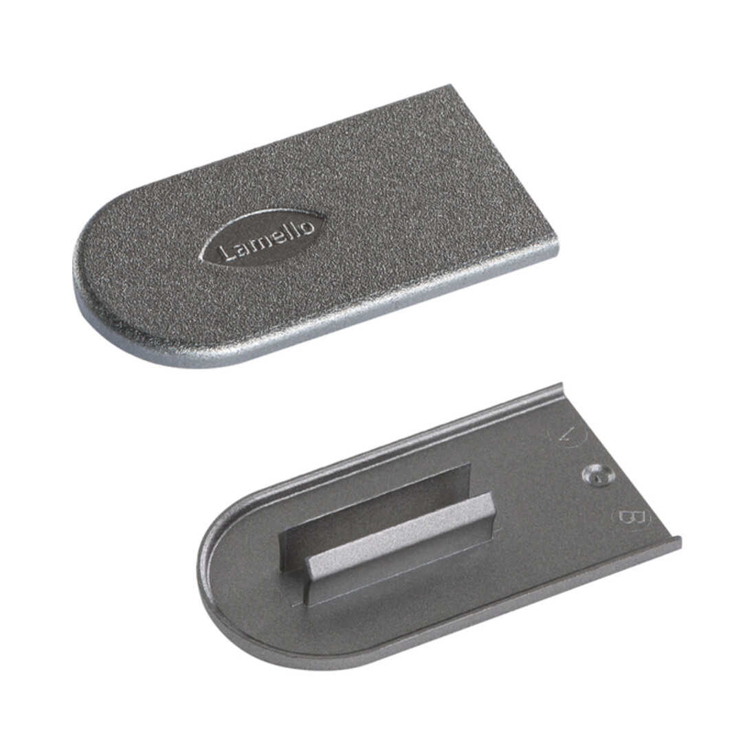 Lamello Cabineo Cache-coupe, aspect métal acier foncé