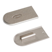 Lamello Cabineo Capuchon de finition, aspect métal nickel