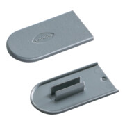 Lamello Cabineo Capuchon de recouvrement, RAL 7005 gris souris