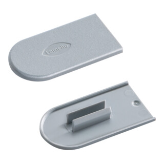 Lamello Cabineo capuchon de recouvrement, RAL 7040 gris fenêtre