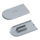 Lamello Cabineo capuchon de recouvrement, RAL 7040 gris fenêtre-1
