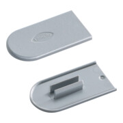 Lamello Cabineo capuchon de recouvrement, RAL 7040 gris fenêtre