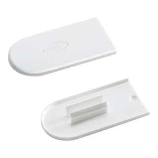 Lamello Cabineo capuchon de recouvrement, RAL 9018 blanc papyrus
