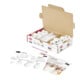 Lamello Cabineo Starterset mit 40 Stk Cabineo 8/12 1 Stk Cabineo Bit, 40 Stk Abdeckkappen weiss
